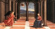 RAFFAELLO Sanzio The Annunciation (Oddi altar, predella) t France oil painting artist